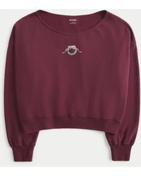 Hollister - Mini Wreath Graphic Sweatshirt - Lyst