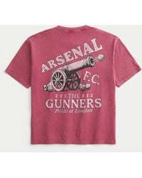 Hollister - Arsenal F.c. Graphic Tee - Lyst
