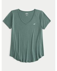 Hollister - Easy Icon V-neck T-shirt - Lyst