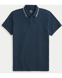 Hollister - Tipped Icon Polo - Lyst