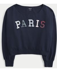 Hollister - Mini Paris Graphic Sweatshirt - Lyst