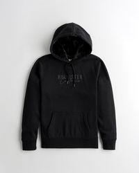 hollister hoodie black and white