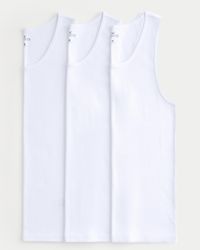 Hollister - Ribbed Tank 3-pack - Lyst