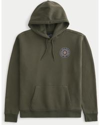 Hollister - Relaxed Portland Motorcycle Club Graphic Hoodie - Lyst