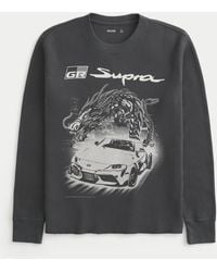 Hollister - Thermal Long-sleeve Toyota Supra Graphic Tee - Lyst