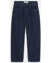 Hollister - Dark Wash Skater Baggy Jeans - Lyst
