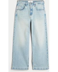 Hollister - Light Wash Super Baggy Jeans - Lyst