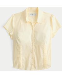 Hollister - Short-sleeve Button Front Shirt - Lyst