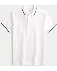 Hollister - Tipped Icon Polo - Lyst