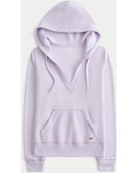Hollister - Hollister Feel Good V-neck Hoodie - Lyst