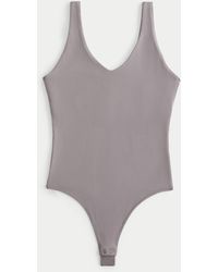 Hollister - Soft Stretch Seamless Fabric Bodysuit - Lyst