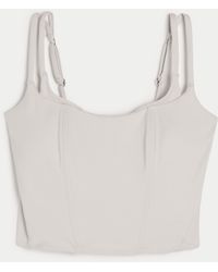 Hollister - Gilly Hicks Active Recharge Layered Corset Top - Lyst