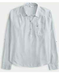 Hollister - Easy Icon Popover Shirt - Lyst