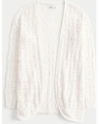 Hollister - Long-length No-close Cardigan - Lyst