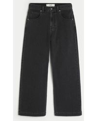 Hollister - Washed Black Star Graphic Super Baggy Jeans - Lyst