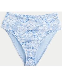 Hollister - Rib High-waist Bikini Bottom - Lyst