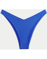 Hollister - Geripptes Super Cheeky Bikini-Unterteil - Lyst