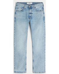 Hollister - Light Wash Slim Straight Jeans - Lyst