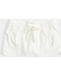 Hollister - Hollister Remi Ultra Low-rise Poplin Mini Skort - Lyst