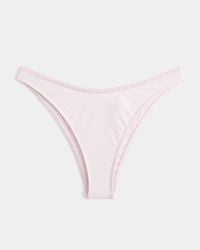 Hollister - Stitched High-leg Cheekiest Bikini Bottom - Lyst