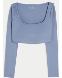 Hollister - Gilly Hicks Active Recharge Ultra-crop Long-sleeve Top - Lyst