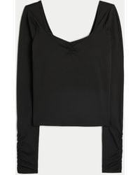 Hollister - Gilly Hicks Active Recharge Cinch Sweetheart Top - Lyst