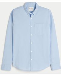 Hollister - Stretch Oxford Shirt - Lyst