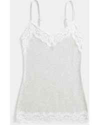 Hollister - Lace Trim Cami - Lyst