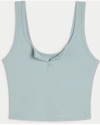 Hollister - Gilly Hicks Tanktop aus Material mit Waffelmuster - Lyst