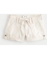 Hollister - Low-rise Adjustable Hem Shorts - Lyst