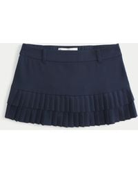 Hollister - Mini-Skort mit Mikrofalten - Lyst