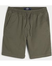 Hollister - Pull-On Shorts aus Twill 23 cm - Lyst