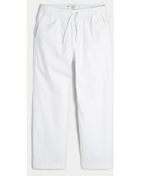 Hollister - Linen-blend Loose Pull-on Pants - Lyst