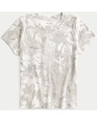 Hollister - Crew Camo Baby Tee - Lyst