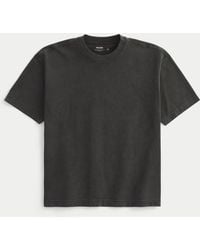 Hollister - Heavyweight Boxy Crew T-shirt - Lyst