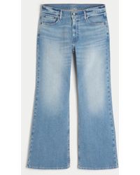 Hollister - Medium Wash Flare Jeans - Lyst