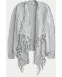 Hollister - Easy Fringe No-close Cardigan - Lyst