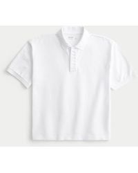 Hollister - Boxy Crop Polo - Lyst