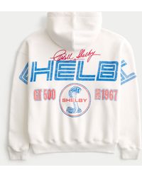 Hollister - Boxy Shelby Graphic Hoodie - Lyst