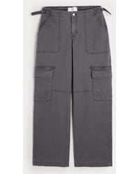 Hollister - Low-rise Baggy Cargo Pants - Lyst