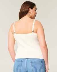 Hollister - Pullover-Tanktop mit Knopfverschluss vorne - Lyst