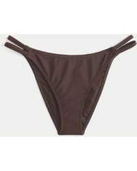 Hollister - Double Strap Cheeky Bikini Bottom - Lyst
