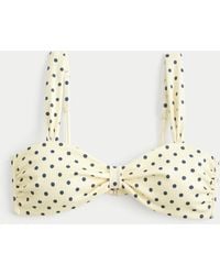 Hollister - Rib Scoop Bikini Top - Lyst