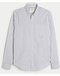 Hollister - Stretch Oxford Shirt - Lyst