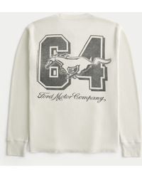 Hollister - Thermal Long-sleeve Ford Mustang Graphic Tee - Lyst