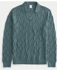 Hollister - Open-stitch Sweater Polo - Lyst