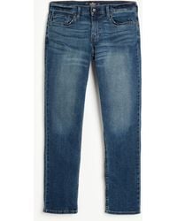 Hollister - Dark Wash Slim Straight Jeans - Lyst