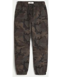 Hollister - Camo Baggy Cinch Sweatpants - Lyst