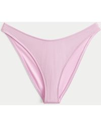Hollister - Shimmer Cheeky Bikini Bottom - Lyst