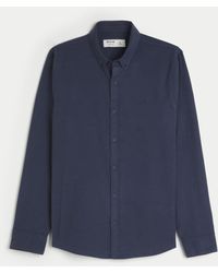 Hollister - Stretch Oxford Shirt - Lyst